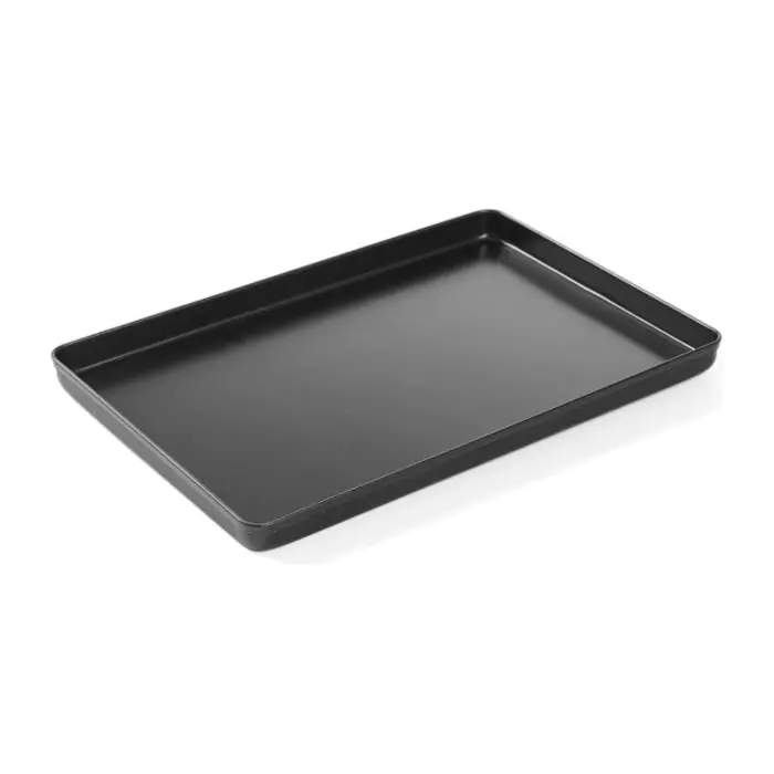 Tray - Zwart - Aluminium - H 2 x B 20 x D 30 CM - Hendi H808528 €22.60 Bakplaten en braadslede