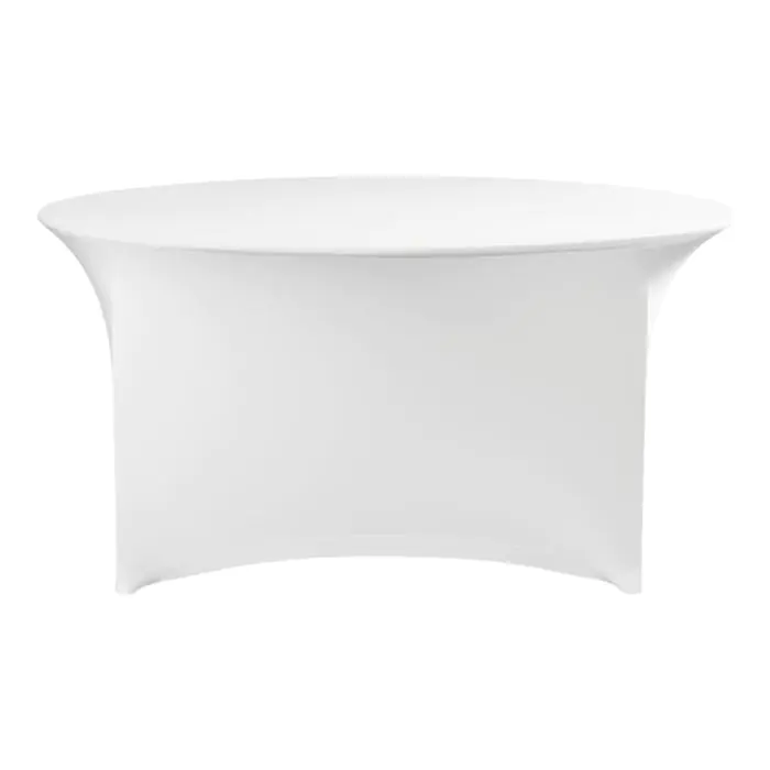 Tafelhoes - Rond - Ø 150 CM - Wit - Hendi H814512 €24.23 Tafelrokken
