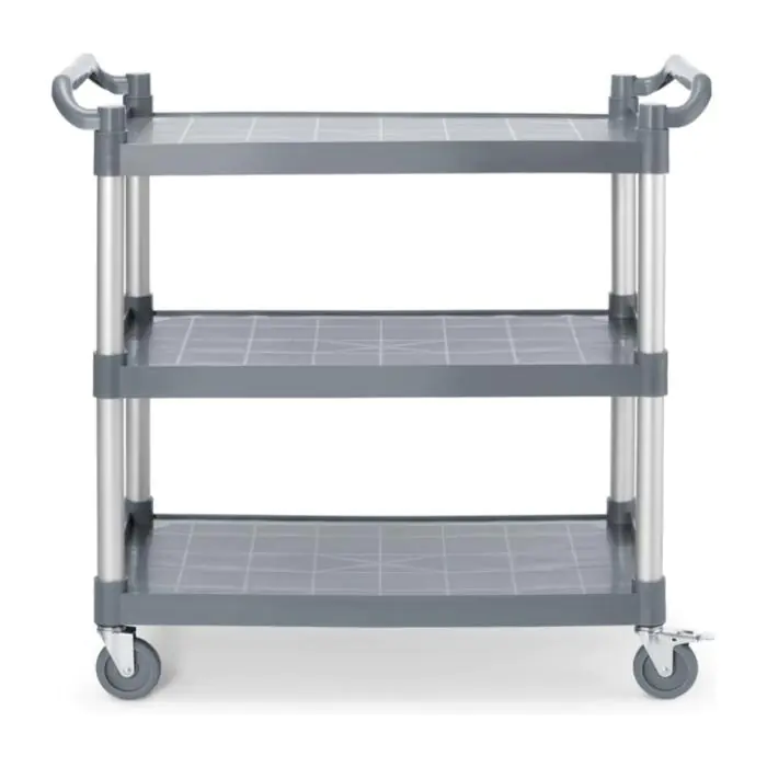 Serveerwagen - 3-Niveaus - Polypropyleen - Grijs - Hendi H816264 €74.38 Serveerwagens