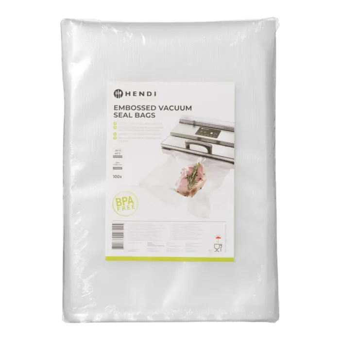 Vacuümverpakkingszakken - Met Relief - PA PET - 35 x 25 CM - Hendi H297445 €17.25 Vacuum zakken
