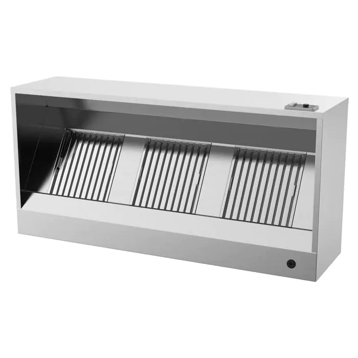 Afzuigkap - Compleet - Doosmodel - RVS - 230V - H 52 x B 200 x D 95 CM - G-Line HW-39902 €1,139.00 Afzuigkappen