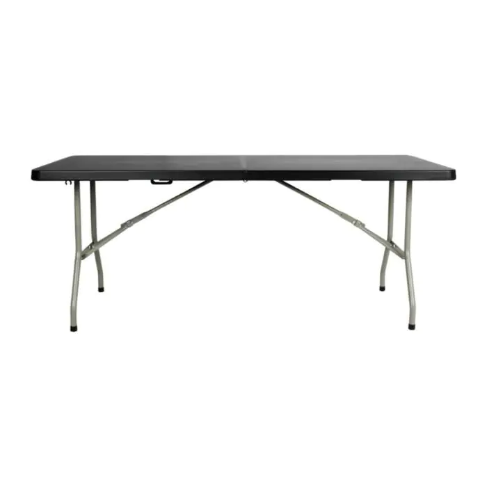 Bolero - Rechthoekige Opvouwbare Tafel - Zwart HZ169 €107.99 Inklapbare tafels