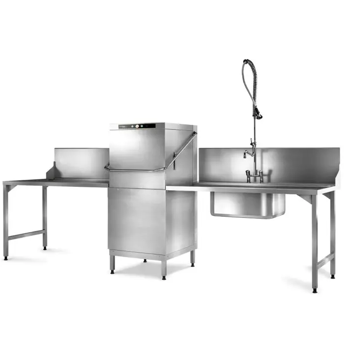 Doorschuifvaatwasser - Met Ingebouwde Waterontharder - ECO+H615D - Hobart ECO+H615D €9,669.00 Doorschuifvaatwassers