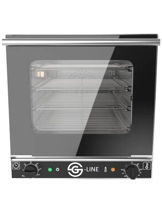 Heteluchtoven Snack - Zwart - RVS - 230V - G-Line HW-139018 €299.00 Heteluchtovens