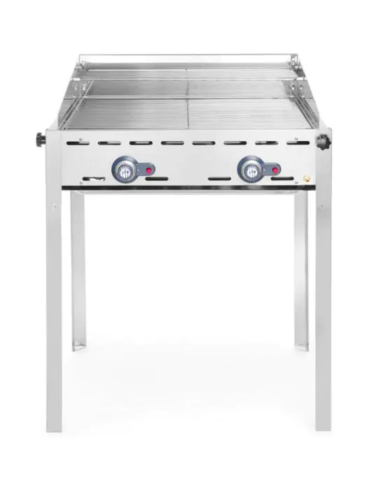 Green Fire met 2 Branders - 74 X 61.2 CM - Hendi - 149621 149621 €609.77 Slagers BBQ