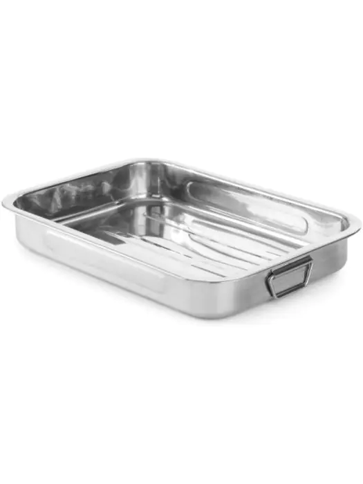 Braadslede - RVS - H 6 X 31 X 43 CM - Hendi - 508527 508527 €19.95 Bakplaten en braadslede