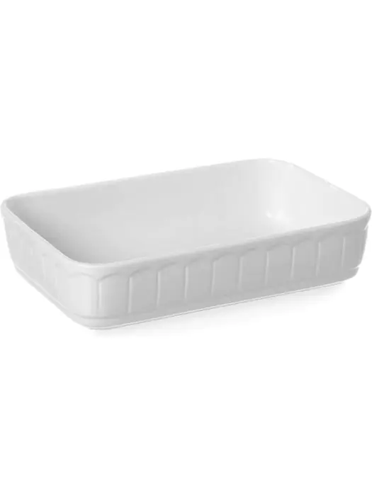 Rustica Ovenschaal - 28 X 18.5 CM - Wit - Porselein - Hendi - 786369 786369 €14.50 Ovenschalen