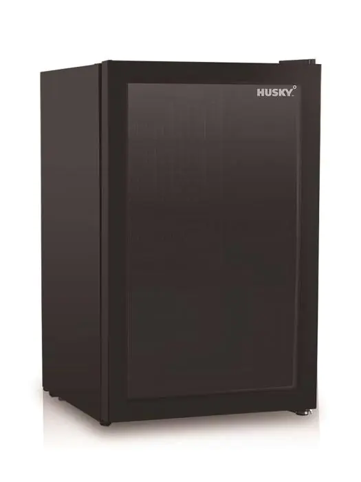 Koelkast - 71 Liter - 1-Deurs - Glazen Deur - Statisch - Zwart - Husky KK70-BK-NL-HU €269.00 Koelkasten met glazen deur