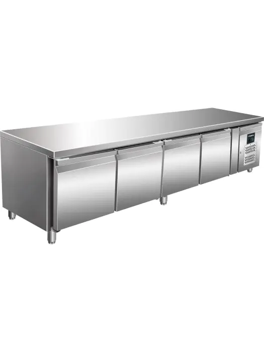 Onderbouw Koelwerkbank - Digitale Temperatuurregeling - RVS - 420 Liter - 230V - H 65 x B 223 x D 70 CM - Saro - 323-3118 323-3118 €1,239.00 Koelwerkbanken