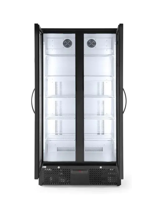 Koelkast - 384 Liter - 2-Deurs - Glazen Deur - Geventileerd - Zwart - Arktic 233931 €1,050.00 Koelkasten met glazen deur