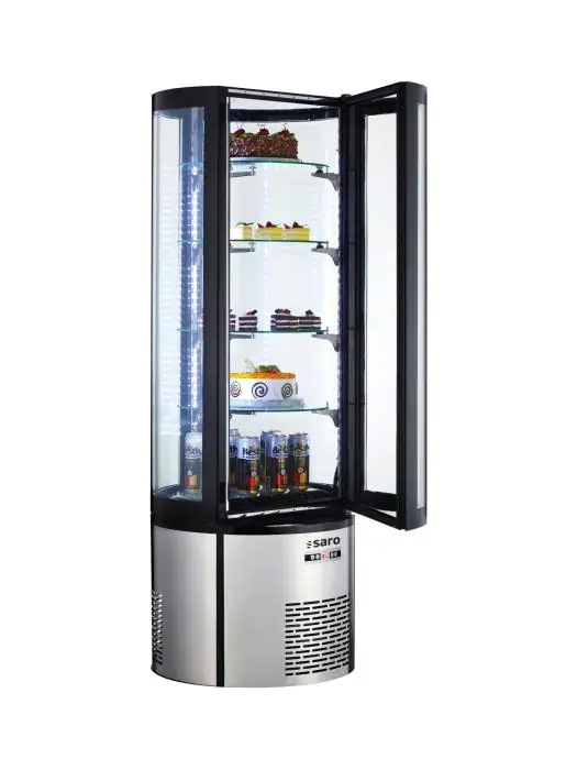 Gebaksvitrine - Digitale Temperatuurregeling - RVS - 360 Liter - 230V - H 175 x B 68 x D 68 CM - Saro - 330-1127 330-1127 €1,792.00 Gebaksvitrine