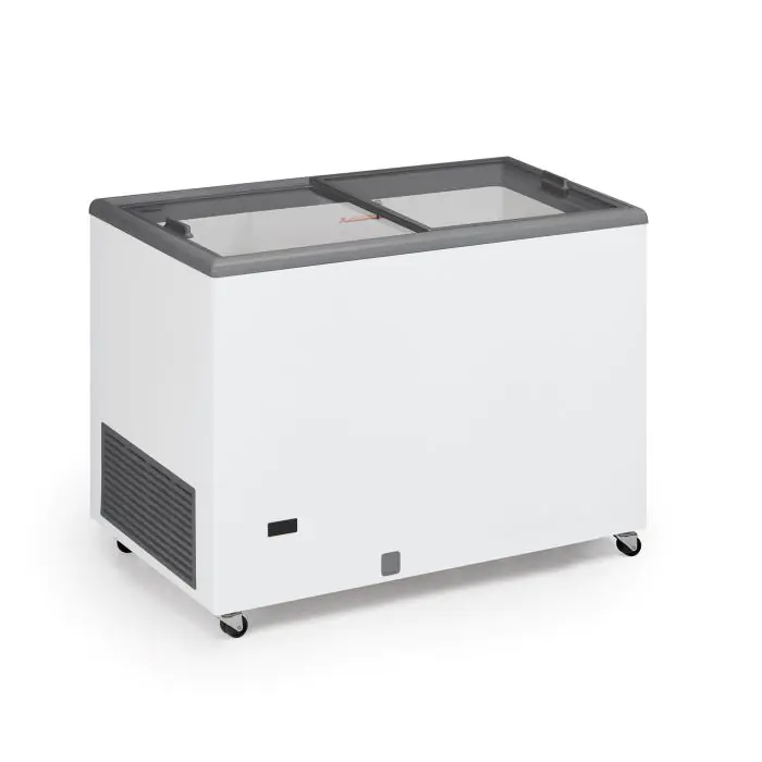 Ijsconservator - Glazen Schuifdeksel - 300 Liter - Wit - 230V - G-Line GL-160221 €499.00 IJscremebewaarder