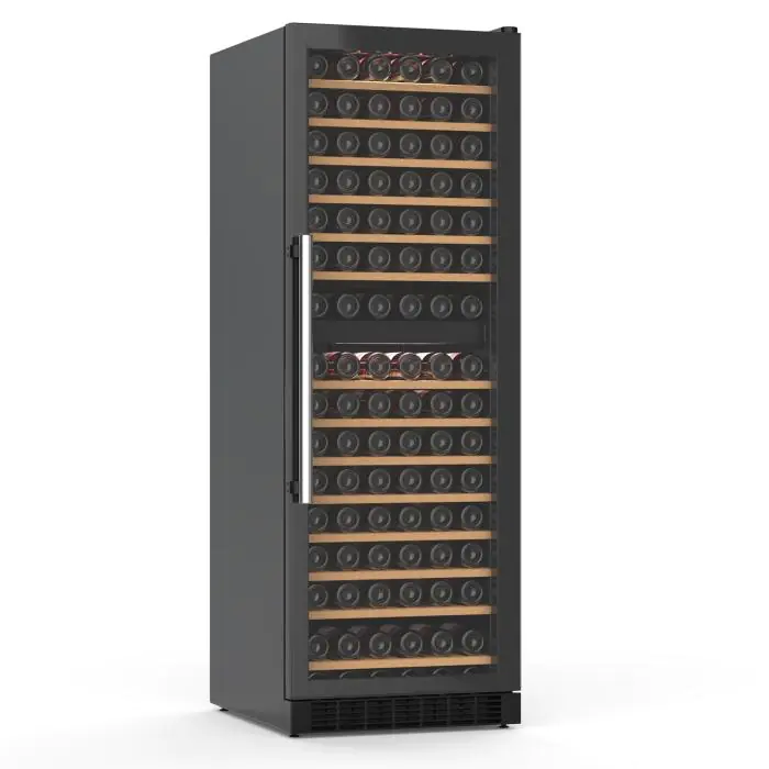 Wijnklimaatkast - Glazen Deur - 1-Deurs - 430 Liter - Zwart - G-Line GL-167887 €999.00 Wijnklimaatkasten