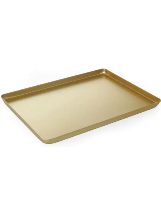 Vitrineplateau Goudkleurig - 40 X 30 CM - Aluminium - Hendi - 808566 808566 €21.95 Serveerplateau