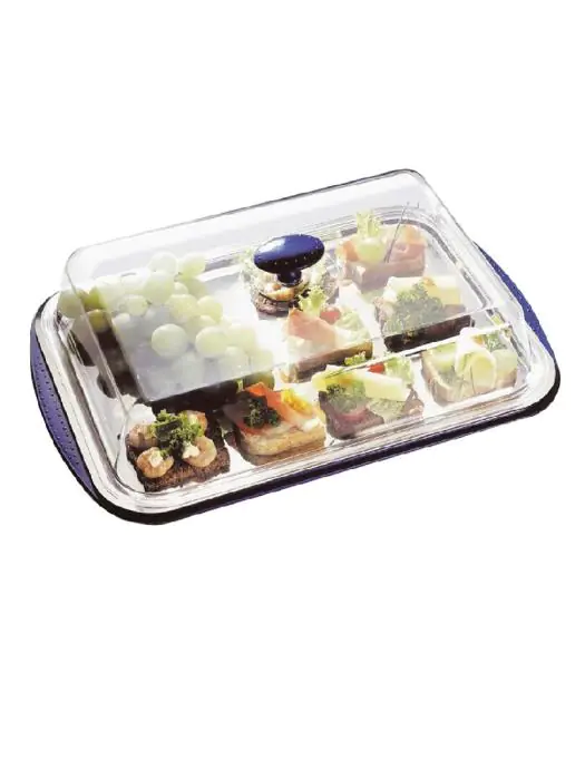Serveerstaal - Gekoeld - 5-delig - H 14 x 43 x 29 CM - RVS/Kunststof - APS - U265 U265 €27.99 Ontbijt/lunch buffet
