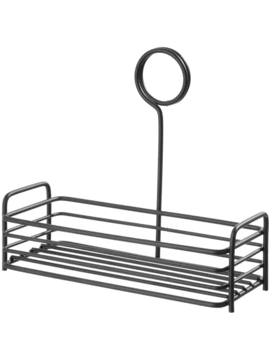 Kruidenrekje - Mat zwart - Hendi - 425770 425770 €5.31 Olie & azijn schenkers
