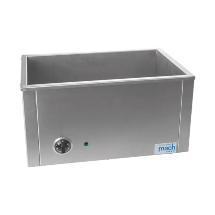 Bain Marie - H 29.1 x 55 x 34.5 CM - 11.6 KG - 220 - 240 V - 2000 W - RVS - Mach - 899002 899002 €387.00 Bain marie tafelmodel