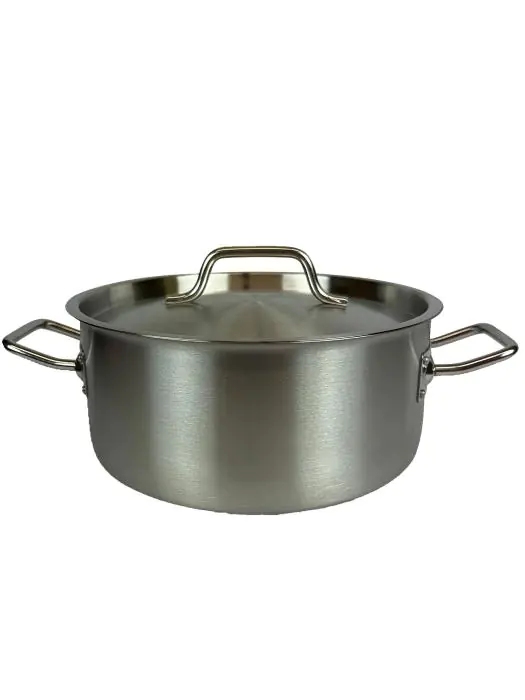 Kookpan RVS - Laag - Ø28 x13 H CM - 8.0 Liter - G-Line HW-139528 €39.00 Kookpan