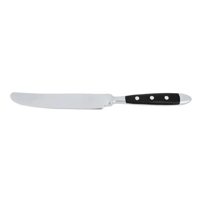 Tafelmes - 6 Stuks - Zwart Heft - RVS - L 21.4 CM - G-Line HW-139345 €13.95 Tafelmessen