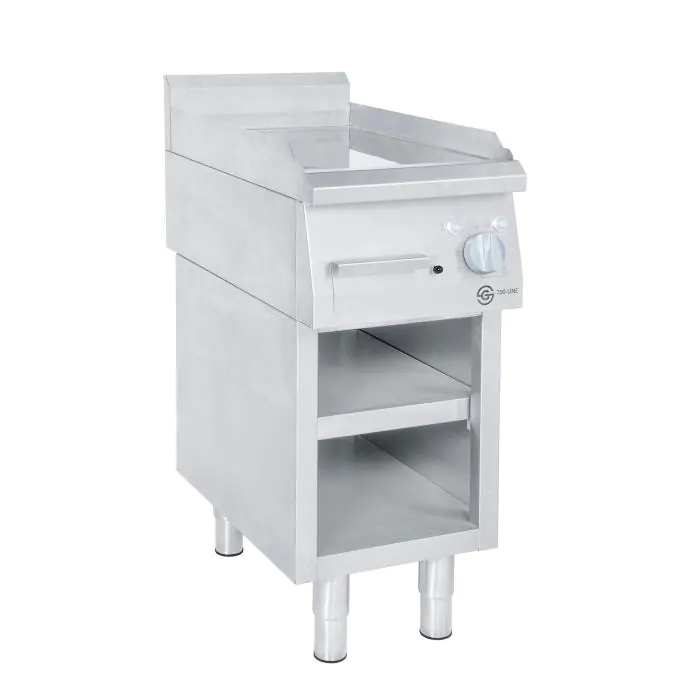 Bakplaat - Gas - Glad - Chroom - B 40 CM - G-Line HW-080366 €1,099.00 Bakplaat gas