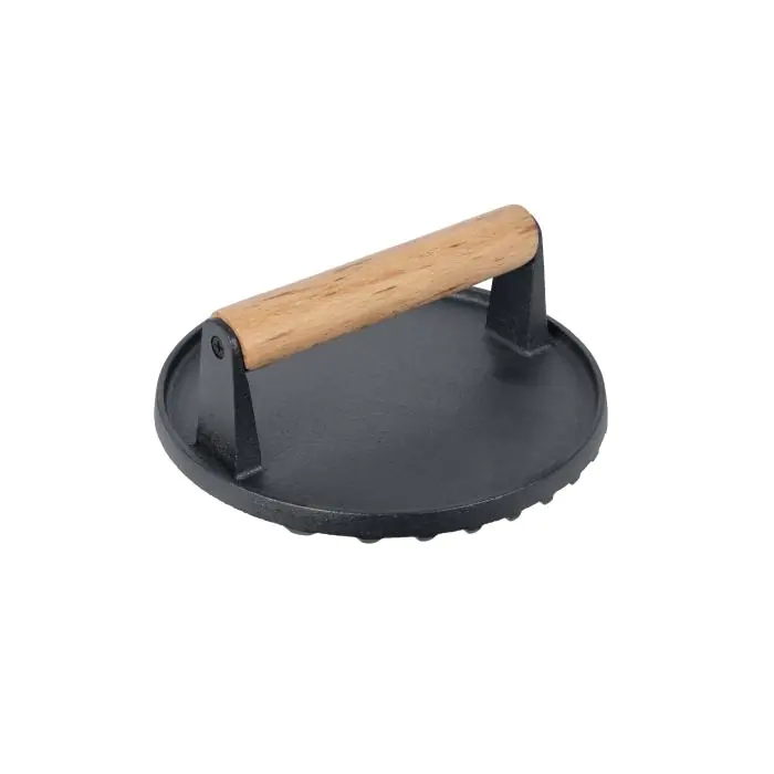 Burger Smasher - Rond - Houten handvat - Gietijzer - Ø 17 Cm - G-Line HW-149207 €9.00 Klein kookgerei