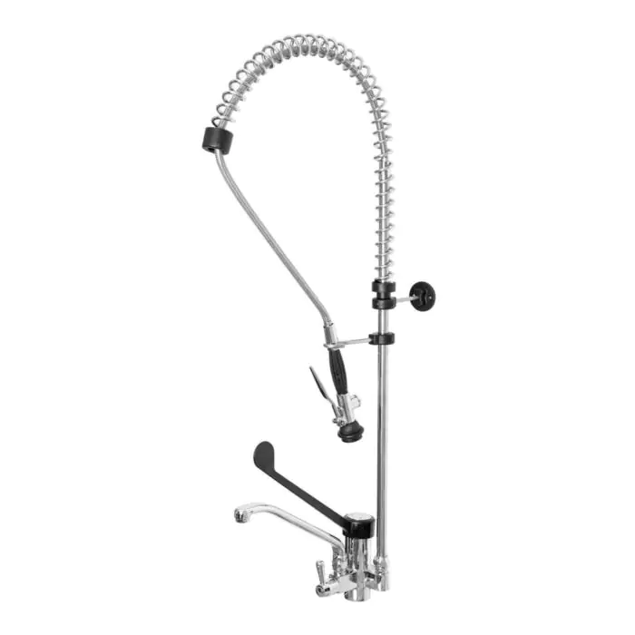 Kraan - Met Voorspoeldouche - H 165 CM - RVS - Hendi H810279 €510.00 Voorspoeldouches