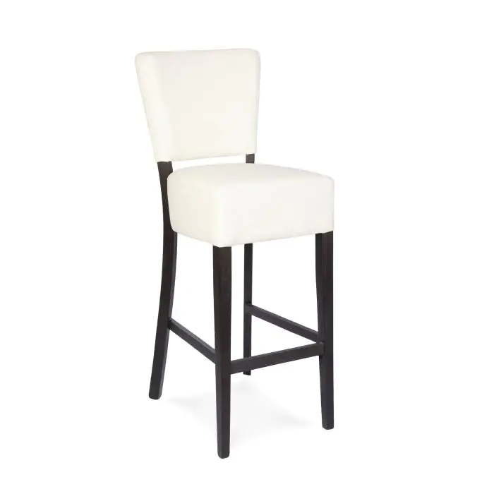 Barkruk Napels - Met Rugleuning - Crème - Kunstleer - G-Line HW-019094 €75.95 Horeca barkrukken