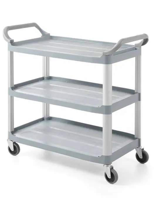 Serveerwagen - 3 Niveaus - Grijs - Kunststof - G-Line HW-31668 €89.00 Serveerwagens