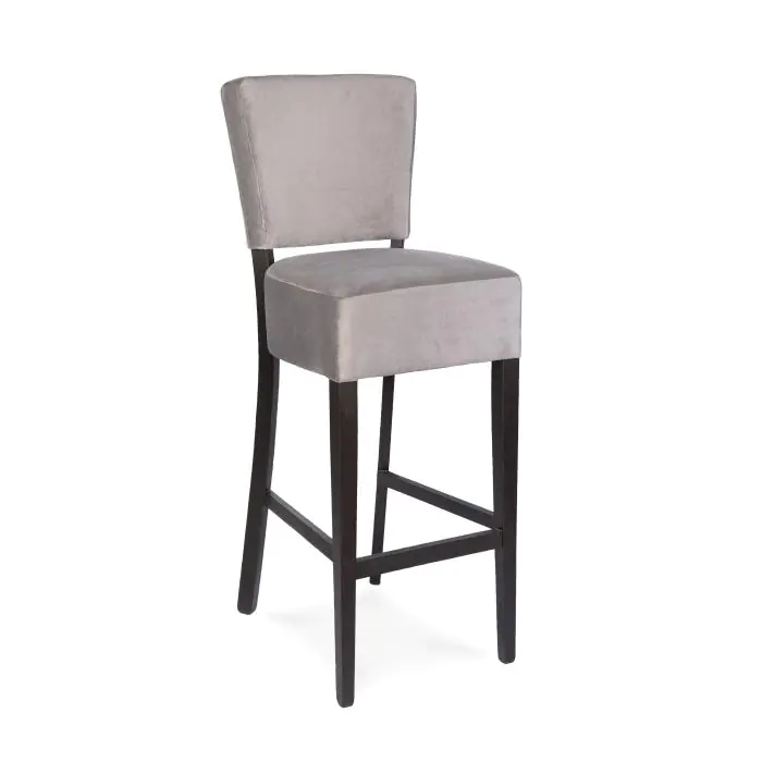 Barkruk Napels - Lichtgrijs - Stof - G-Line 58227 €79.95 Stoffen stoelen