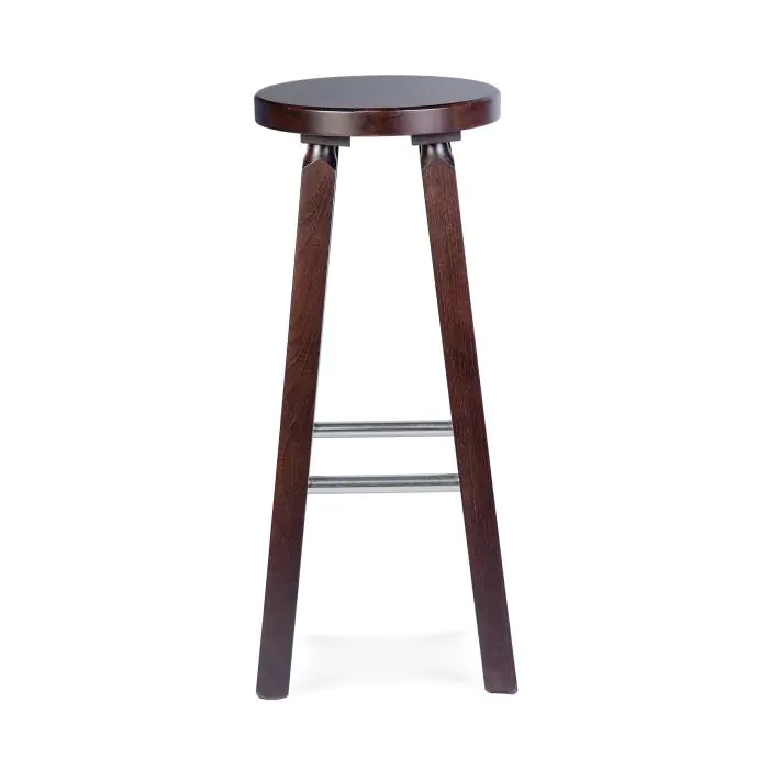 Barkruk oude IJssel - Noten - RVS voetsteun - G-Line HW-17863 €59.00 Horeca barkrukken