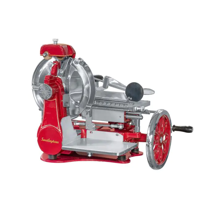 Vleessnijmachine - Handmatig - Ø 30 CM - Rood - Swedlinghaus - Volano Deluxe HW-153109 €2,999.00 Vlees / kaassnijmachines