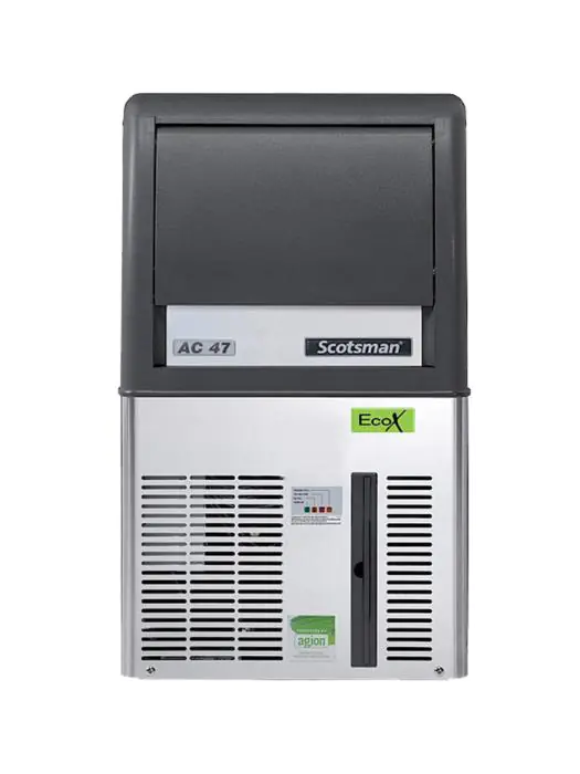 IJsblokjesmachine - 25kg / 24u - Gourmet ijsblokjes - Luchtgekoeld - Scotsman - AC 47 AS AC47AS €1,295.00 Volle ijsblokjesmachines
