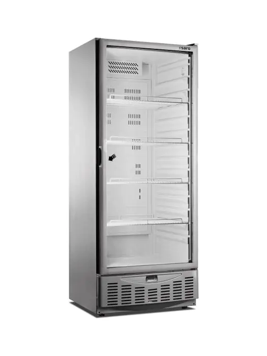 Koelkast - 455 Liter - 1-Deurs - Glazen Deur - RVS - Saro 486-4015 €1,609.00 Koelkasten met glazen deur