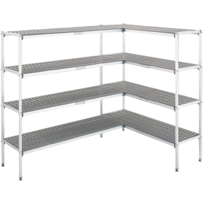 Stelling Tbv Koel- / vriescel - H 200 x B 180 x D 150 CM - L-Vorm - Aluminium / Kunststof - G-Line GL-169001 €599.00 Koelcel accessoires
