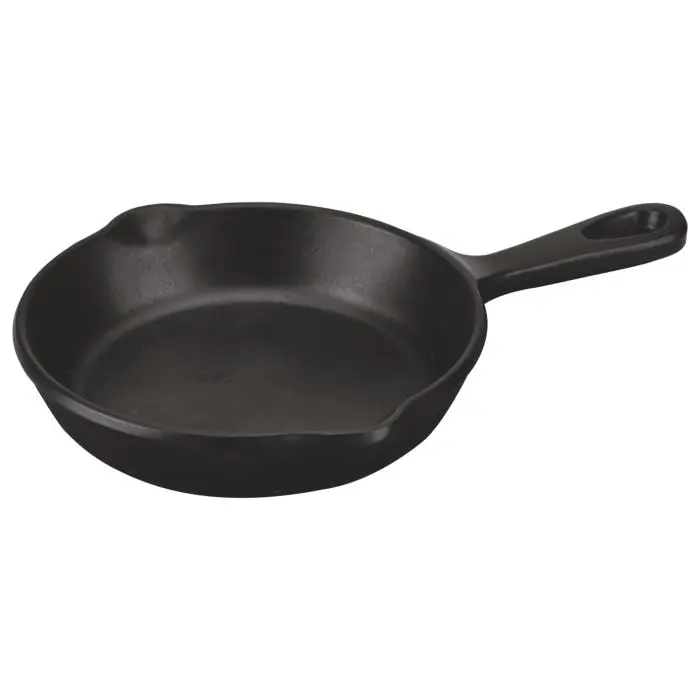 Serveerpan - Met Schenktuit - Melamine - Ø 20 CM - Zwart - G-Line GL-171986 €4.99 Bistro Serveerpan