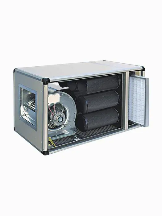 Geurfilterkast - Compact - H 79 x 150 x 79 CM - 4000m3 - G-Line TBK4000-18p €1,529.00 Geurfilterkasten