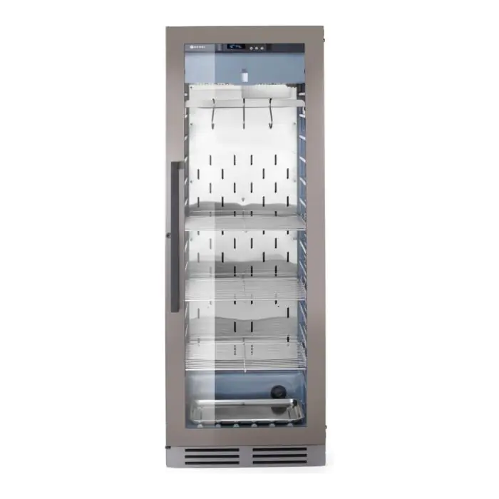 Dry Age Kast - Glazen Deur - 1-Deurs - 352 L - 230V - RVS - Hendi H204986 €2,629.67 Dry aged kasten