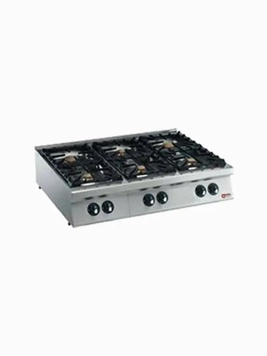 Gasfornuis - 2200 Line - 6 branders - Tafelmodel - Diamond - G22/6B12TPW-N G22/6B12TPW-N €3,328.58 Diamond 2200 line