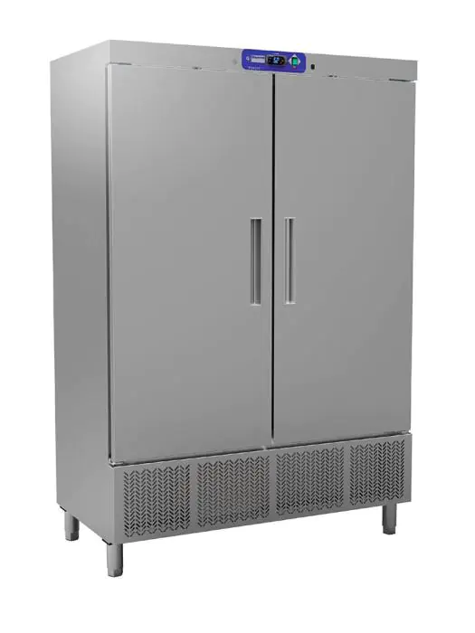 Vrieskast - 1100 Liter - 2 Deurs - H 206.5 x 138.5 x 72 CM - RVS - Diamond - HE1412/R2 HE1412/R2 €2,785.50 Horeca vrieskasten