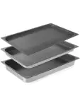 Bak met Anti-Bak Laag - RVS - 53 X 32.5 X (H) 6.5 CM - Hendi - 805534 805534 €41.80 Bakplaten en braadslede