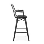 Barkruk Café Noir - met armleuning - G-Line HW-146841 €79.95 Horeca barkrukken