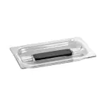Deksel Gastronorm - 17.6 x 10.9 CM - 0.06 KG - Polycarbonaat - Transparant - -30°C / +100°C - Standaard - Utz - 038195 038195 €7.65 GN bakken plastic