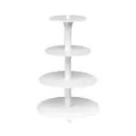 Taartstandaard Etages-4X - H 53 CM - 1.11 KG - Ø34 CM - Kunststof - Wit - 050031 050031 €35.00 Taartstandaarden