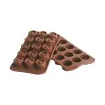 Bakmat Vertigo - 22 x 11 CM - 0.07 KG - Silicoon - Bruin - 0.01 Liter - -60°C / +230°C - Silikomart - 070032 070032 €7.20 Bakmatten