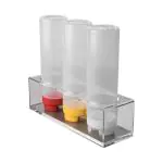 Station Doseer - H 9 x 29.2 x 7.5 CM - 0.661 KG - plexiglas - 072080 072080 €23.15 Knijpflacons