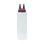 Doseer Knijpfles - H 18 CM - 0.025 KG - Ø5 CM - Kunststof - Paars - 0.2 Liter - 530102 530102 €2.60 Knijpflacons