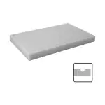 Snijblad - 60 x 33 CM - 7.6 KG - Polyethyleen - Wit - Caterchef - 882016 882016 €59.50 Snijbladen / planken