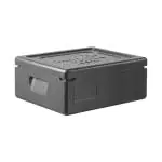 Thermobox - 1/2 GN - 10 Liter - H 18 x 39 x 33 CM - Polypropyleen - Zwart - Thermo Future Box - 235101 E235101 €39.00 Thermobox