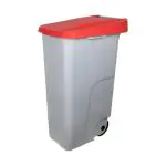 Afval Container - H 88 x 42 x 57 CM - 4.1 KG - Polypropyleen - Rood - 110 Liter - Denox - 600093 E600093 €45.65 Afvalbakken