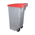 Afval Container - H 88 x 42 x 57 CM - 4.1 KG - Polypropyleen - Rood - 110 Liter - Denox - 600093 E600093 €45.65 Afvalbakken
